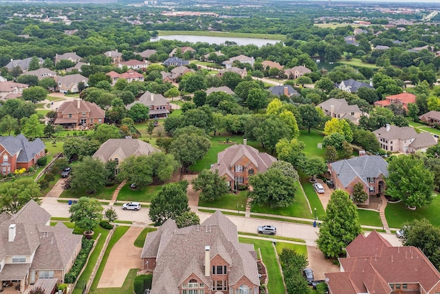 4700 Scoter Ln, Mckinney, TX 75072 - aerial perspective of suburban area with a nearby body of water