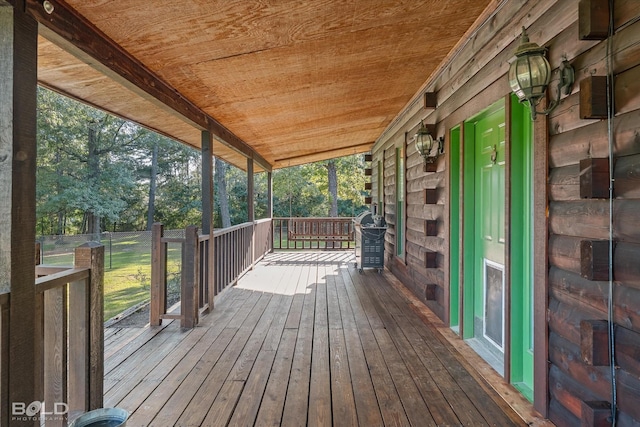 250 Mayo Rd, Shreveport, LA 71106 - porch featuring view of scattered trees