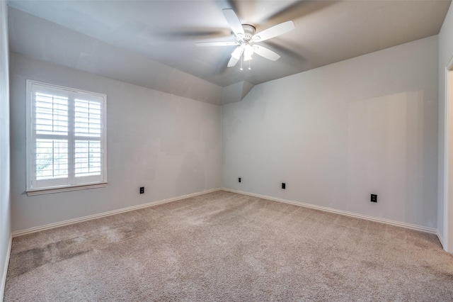 2673 April Sound Ln, Frisco, TX 75033 - spare room with carpet flooring, a ceiling fan, and baseboards
