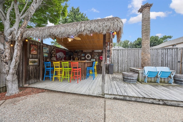 3820 Nash Ln, Plano, TX 75025 - view of wooden terrace