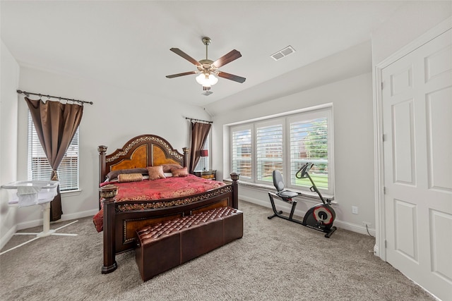3300 Calvin Rd, Mckinney, TX 75071 - bedroom with carpet, baseboards, and a ceiling fan