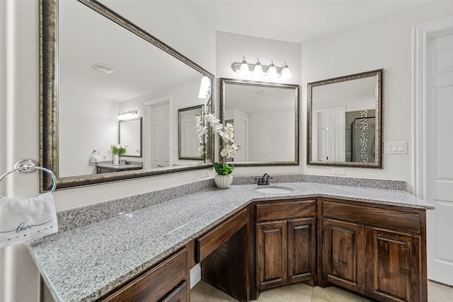 3300 Calvin Rd, Mckinney, TX 75071 - bathroom featuring vanity and tile patterned flooring