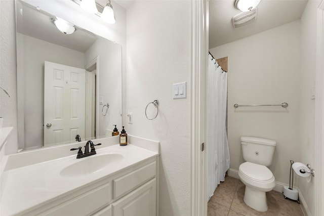 3300 Calvin Rd, Mckinney, TX 75071 - full bath featuring vanity, tile patterned flooring, and toilet