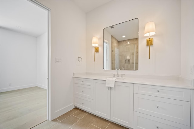 3727 Clover Ln, Dallas, TX 75220 - full bath with vanity and a stall shower