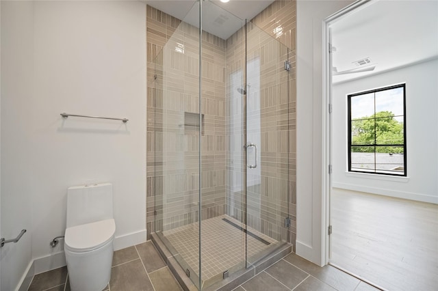 3727 Clover Ln, Dallas, TX 75220 - bathroom featuring a stall shower and tile patterned floors