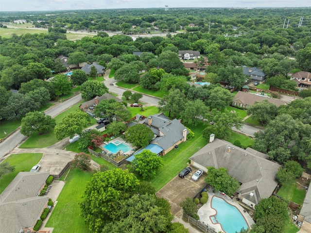 907 Green Terrace Ln, Duncanville, TX 75137 - aerial view of residential area with a pool