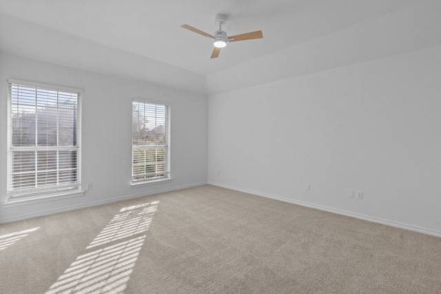 6814 Silver Lake Dr, Rowlett, TX 75089 - empty room with carpet flooring, ceiling fan, and baseboards