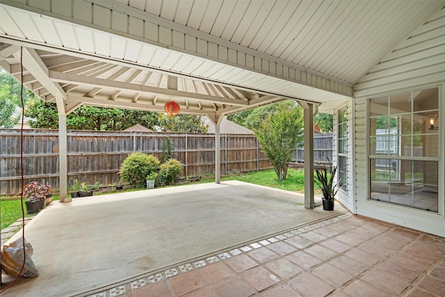 7816 Blossom Dr, Fort Worth, TX 76133 - fenced backyard with a patio