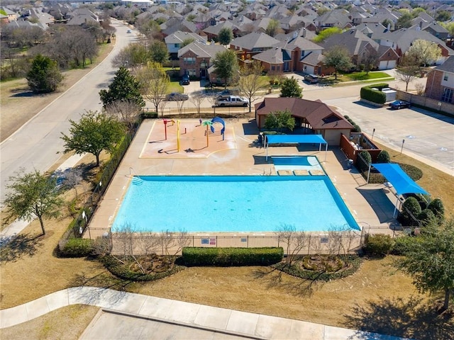 6619 Crestmoor Ln, Sachse, TX 75048 - view of swimming pool with a residential view