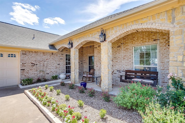 112 Tigers Eye Ct, Weatherford, TX 76087 - entrance to property with brick siding and roof with shingles