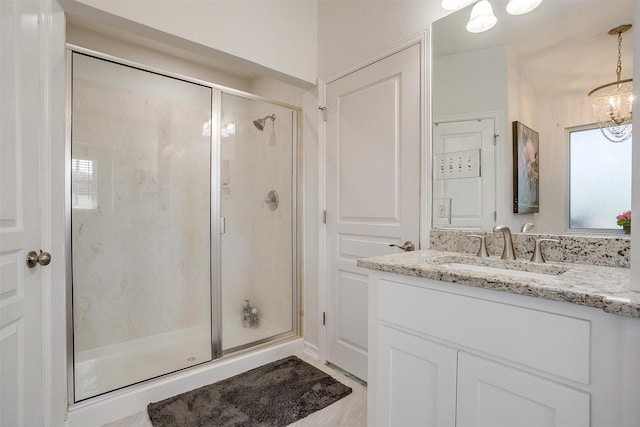 112 Tigers Eye Ct, Weatherford, TX 76087 - full bathroom featuring a stall shower and vanity