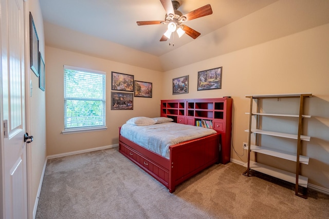 3548 Tuscan Hills Cir, Denton, TX 76210 - carpeted bedroom with baseboards and ceiling fan