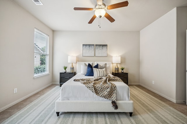 8100 Delaware Dr, Mckinney, TX 75070 - carpeted bedroom with baseboards and ceiling fan