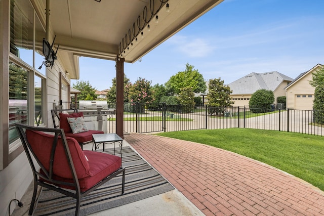 8100 Delaware Dr, Mckinney, TX 75070 - view of patio / terrace