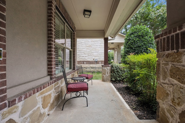 8100 Delaware Dr, Mckinney, TX 75070 - view of covered porch