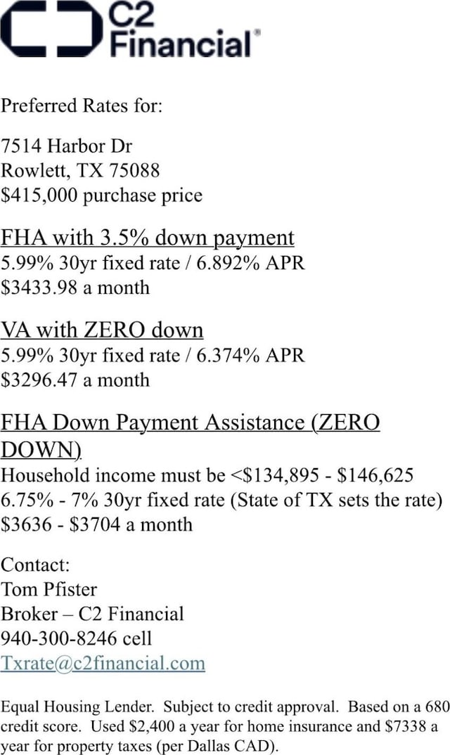 7514 Harbor Dr, Rowlett, TX 75088 - view of miscellaneous document