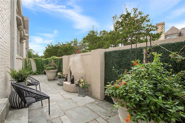 3649 Haynie Ave, University Park, TX 75205 - fenced backyard featuring a patio