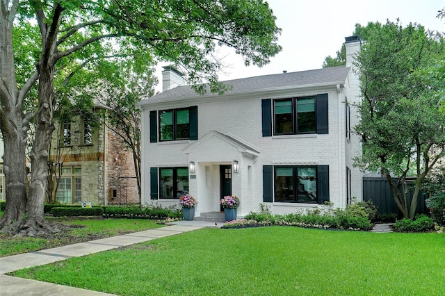 3710 Binkley Ave, University Park, TX 75205 - view of front of house featuring a chimney and brick siding