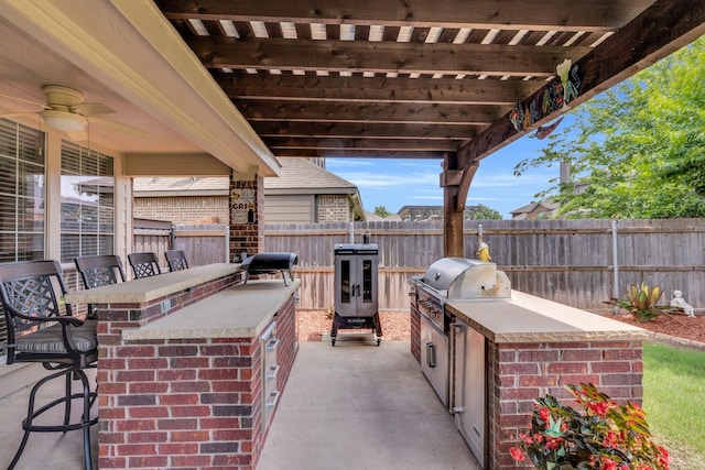 5210 Medallion Ct, Midlothian, TX 76065 - fenced backyard with a patio