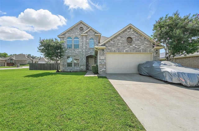 7530 Park Ave, Forest Hill, TX 76140 - view of front of house featuring driveway, a garage, and stone siding