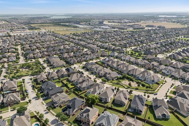 1305 Mary Horn Ln, Aubrey, TX 76227 - aerial view of property and surrounding area with nearby suburban area