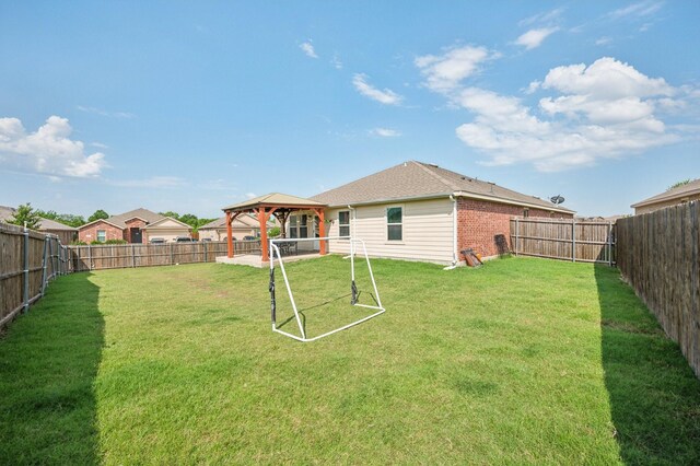 900 Sapphire Dr, Princeton, TX 75407 - view of yard with a gazebo