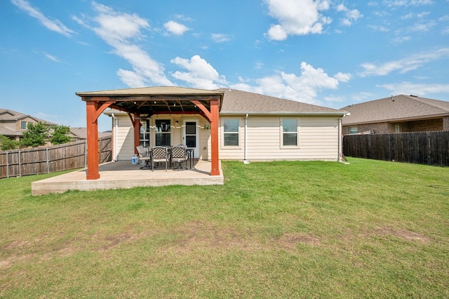 900 Sapphire Dr, Princeton, TX 75407 - rear view of property featuring a patio and a gazebo