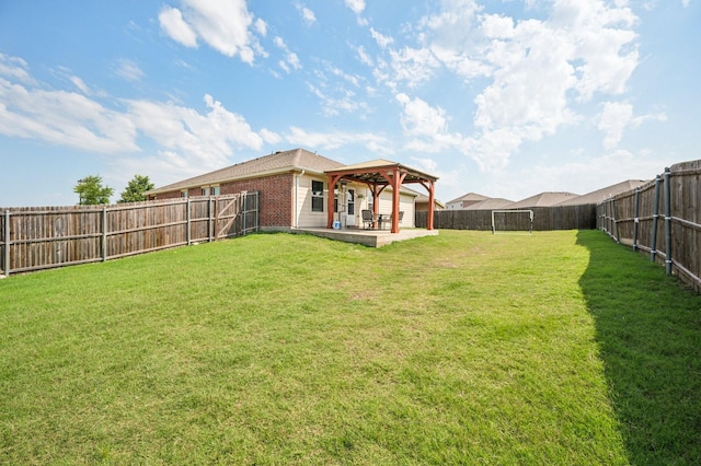 900 Sapphire Dr, Princeton, TX 75407 - view of yard with a gazebo and a patio