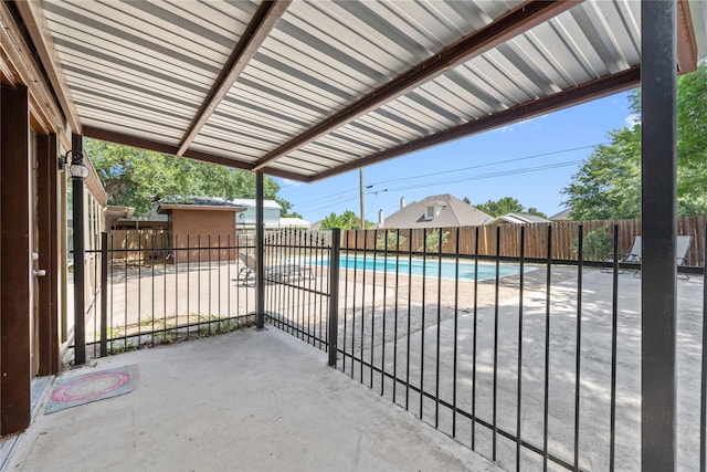 2801 Good Shepherd Dr, Brownwood, TX 76801 - fenced backyard with a patio area