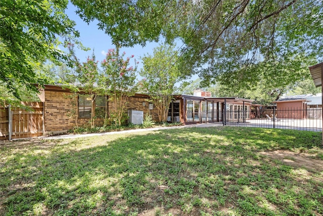 2801 Good Shepherd Dr, Brownwood, TX 76801 - back of house with brick siding