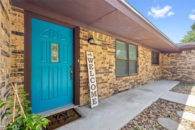 2801 Good Shepherd Dr, Brownwood, TX 76801 - entrance to property featuring brick siding
