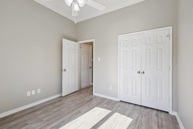 4616 Heatherbrook Ln, Grand Prairie, TX 75052 - unfurnished bedroom featuring wood finished floors, baseboards, and a closet
