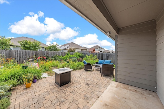 3009 Gilchrist Dr, Lorena, TX 76655 - fenced backyard featuring an outdoor hangout area and a patio area