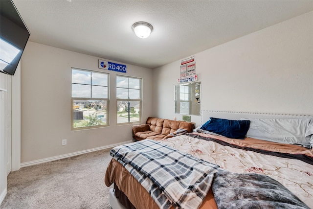 621 Hidden Cove Dr, Princeton, TX 75407 - bedroom featuring multiple windows, carpet flooring, baseboards, and a textured ceiling