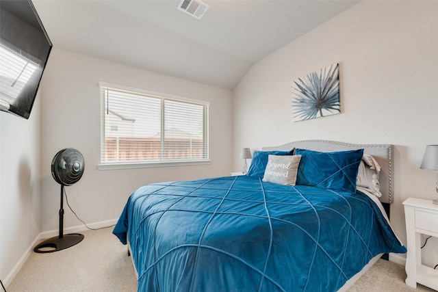 3615 Big Nemaha Dr, Crandall, TX 75114 - bedroom with carpet flooring, baseboards, and lofted ceiling