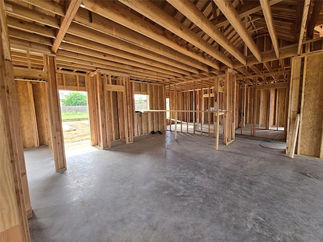 408 Poplar Ct, Hico, TX 76457 - miscellaneous room with concrete floors