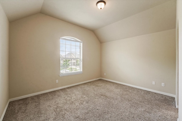 14759 Huffman Ln, Frisco, TX 75035 - additional living space featuring vaulted ceiling, carpet, and baseboards