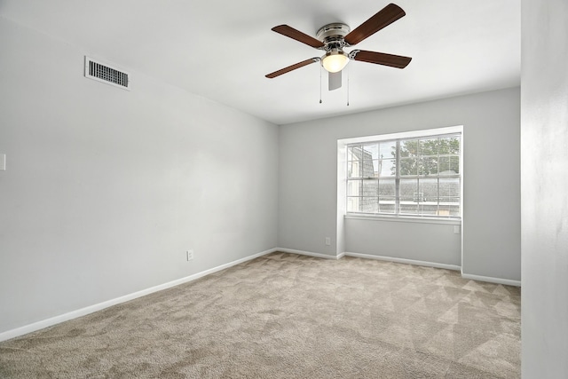 2729 Caton Pl, Abilene, TX 79605 - empty room featuring carpet, a ceiling fan, and baseboards