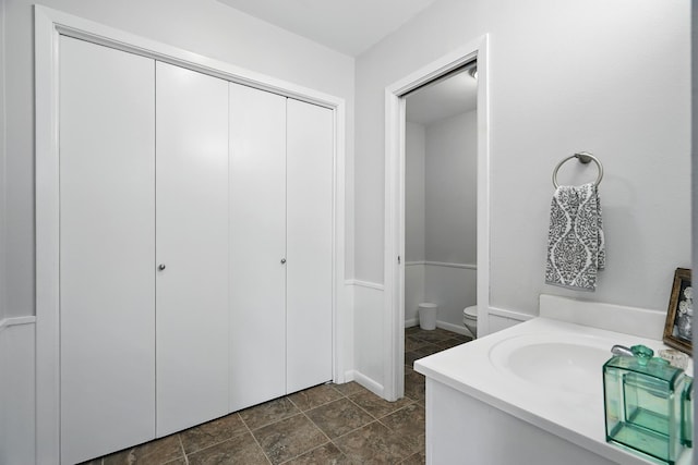 2729 Caton Pl, Abilene, TX 79605 - bathroom featuring toilet and vanity
