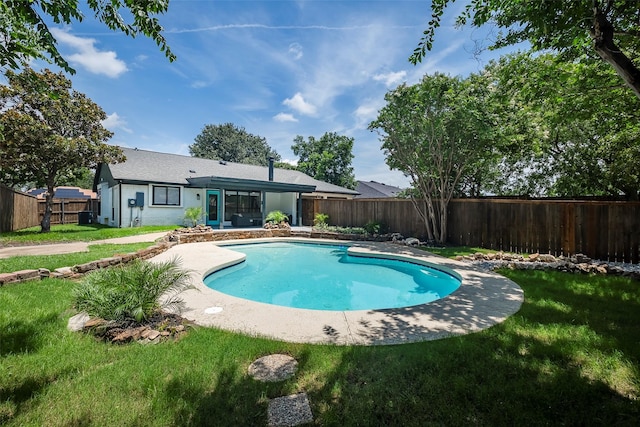 1112 Seabrook Dr, Plano, TX 75023 - view of pool featuring a patio