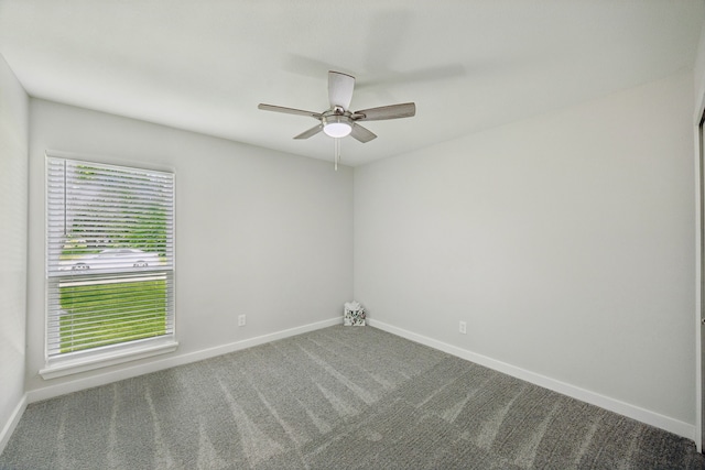 1629 Mesquite Trl, Plano, TX 75023 - carpeted spare room with baseboards and ceiling fan