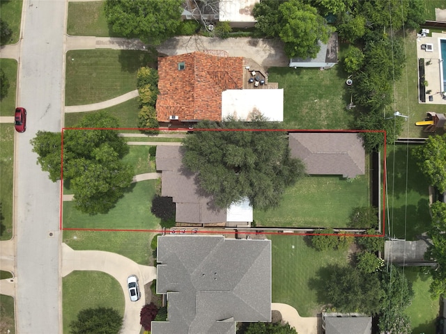 3817 Hilltop Rd, Fort Worth, TX 76109 - view of property location with property parcel outlined