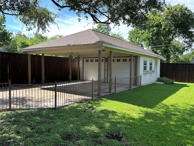 3817 Hilltop Rd, Fort Worth, TX 76109 - garage featuring a garage