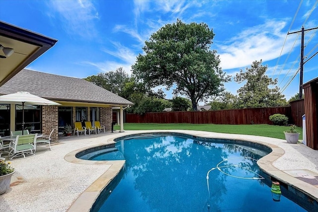 3108 Landershire Ln, Plano, TX 75023 - view of pool featuring a patio