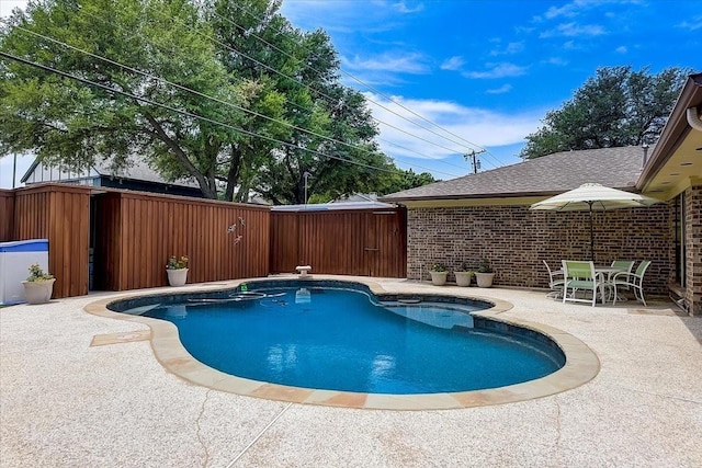 3108 Landershire Ln, Plano, TX 75023 - view of swimming pool featuring a patio