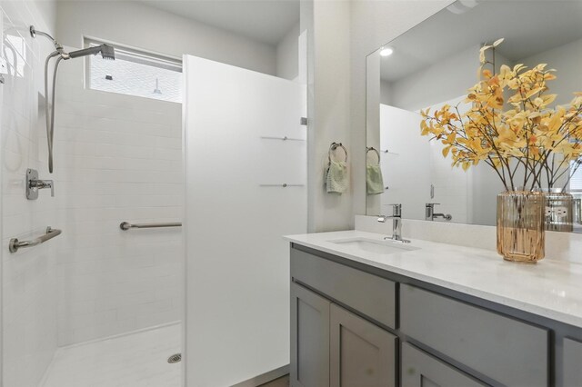1708 Lapetus, Haslet, TX 76052 - bathroom with a shower stall and vanity