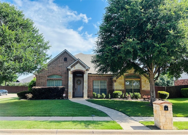 401 Shumard Oak Trl, Keller, TX 76248 - view of front of property featuring brick siding and stone siding