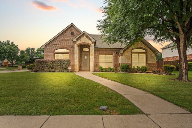 401 Shumard Oak Trl, Keller, TX 76248 - view of front of house featuring brick siding, roof with shingles, and stone siding