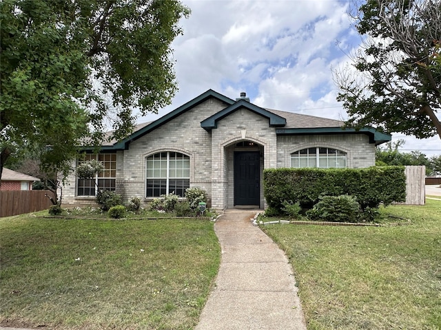 4102 Baccarat Dr, Garland, TX 75043 - french country inspired facade with brick siding