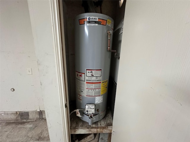 4102 Baccarat Dr, Garland, TX 75043 - utility room featuring water heater